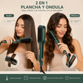 Cepillo plancha y ondulador 2 en 1
